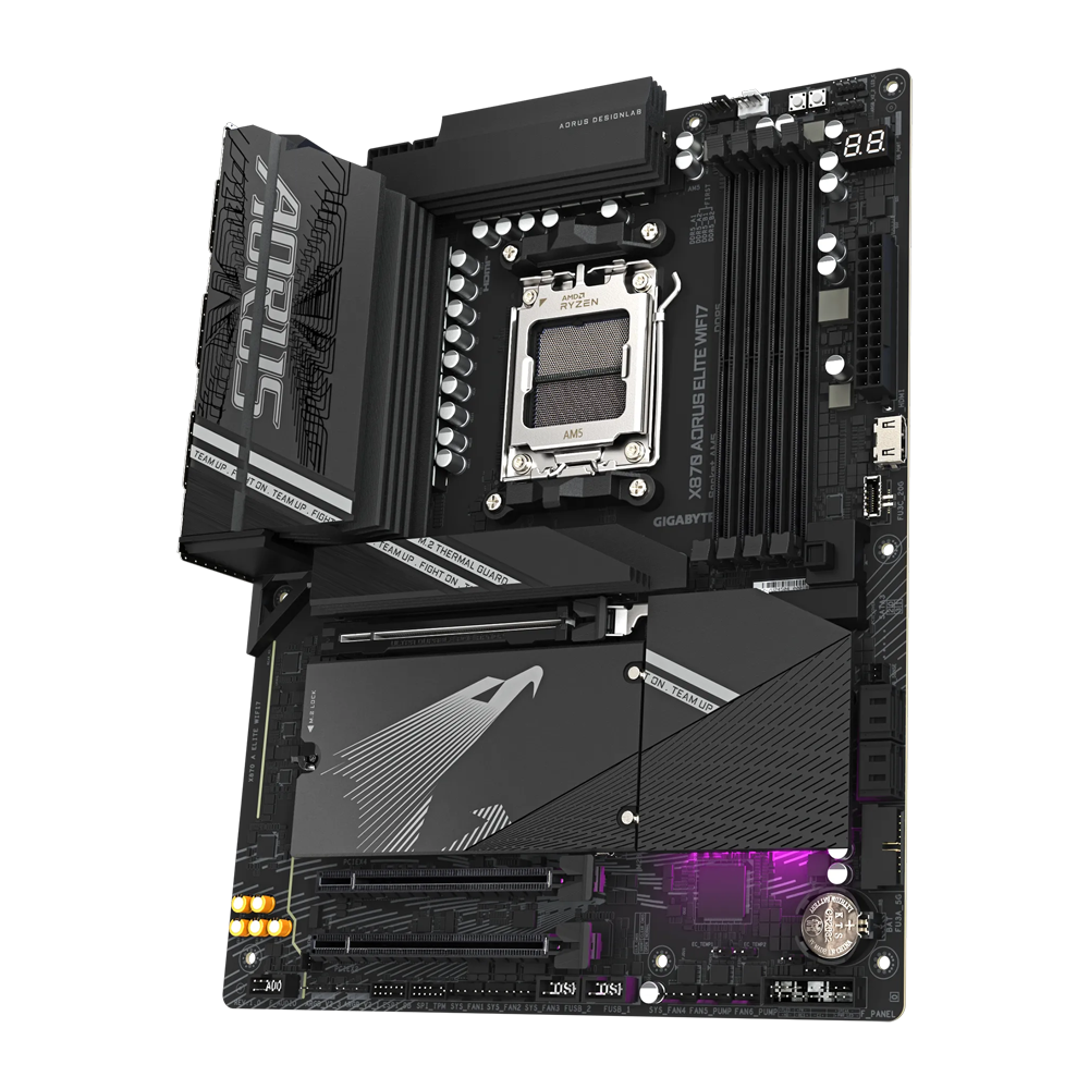 GIGABYTE X870 AORUS ELITE WIFI7 DDR5 Motherboard - Black