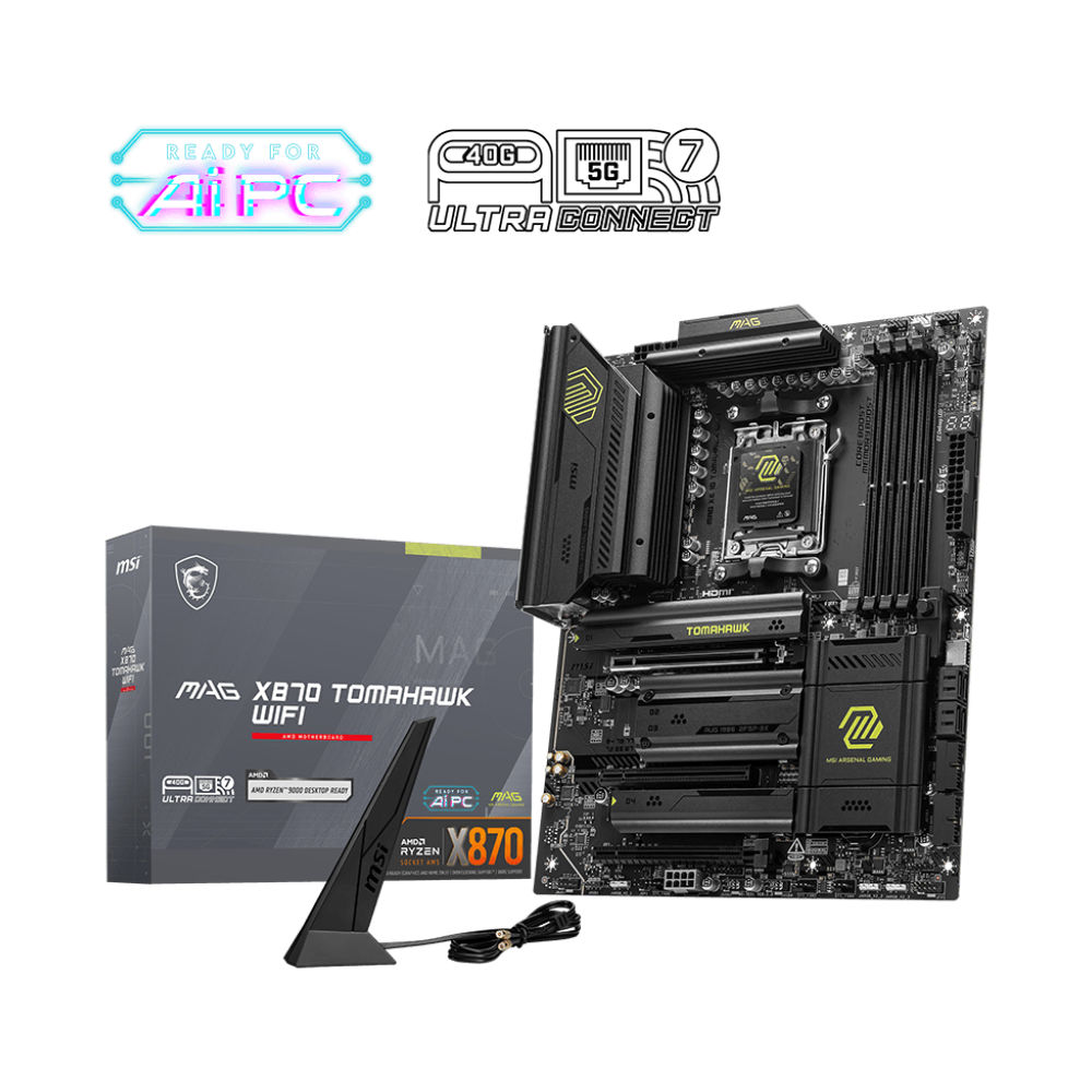 MSI MAG X870 TOMAHAWK WIFI DDR5 Motherboard - Black