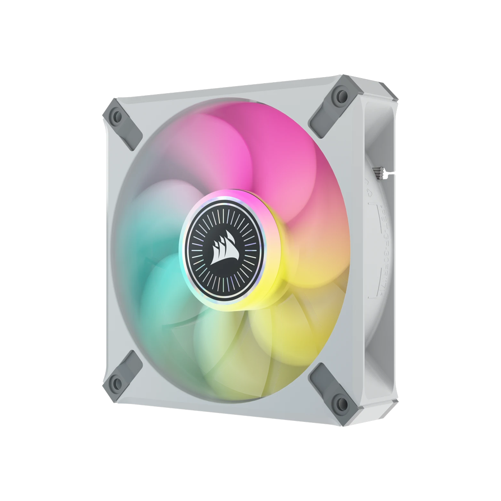 CORSAIR iCUE ML120 RGB ELITE Premium 120mm PWM Magnetic Levitation Fan - White