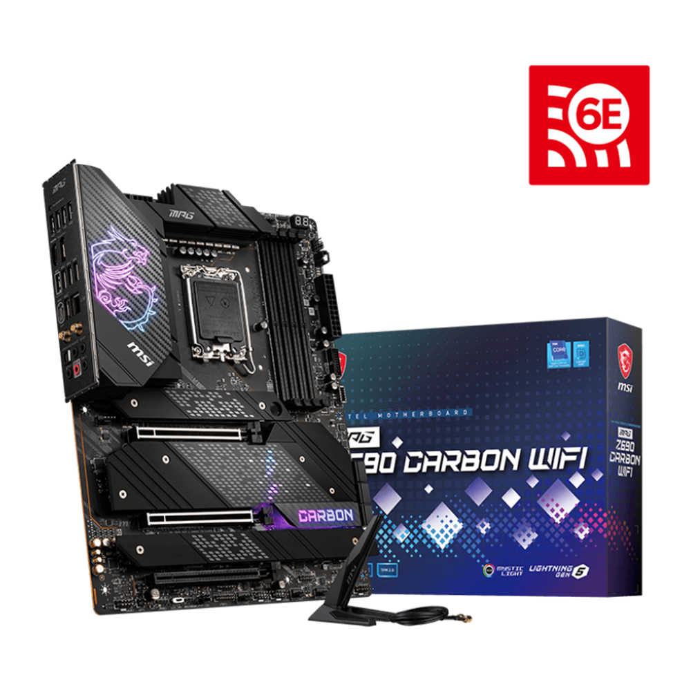 MSI MPG Z690 CARBON WIFI DDR5 ATX Motherboard - Black