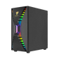 Aerocool Cronus ARGB Mid-Tower Gaming Case - Black