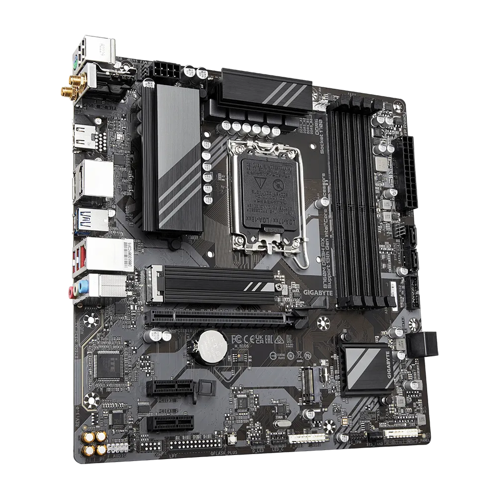 GIGABYTE B760M DS3H AX 1.3 DDR5 Motherboard - Black