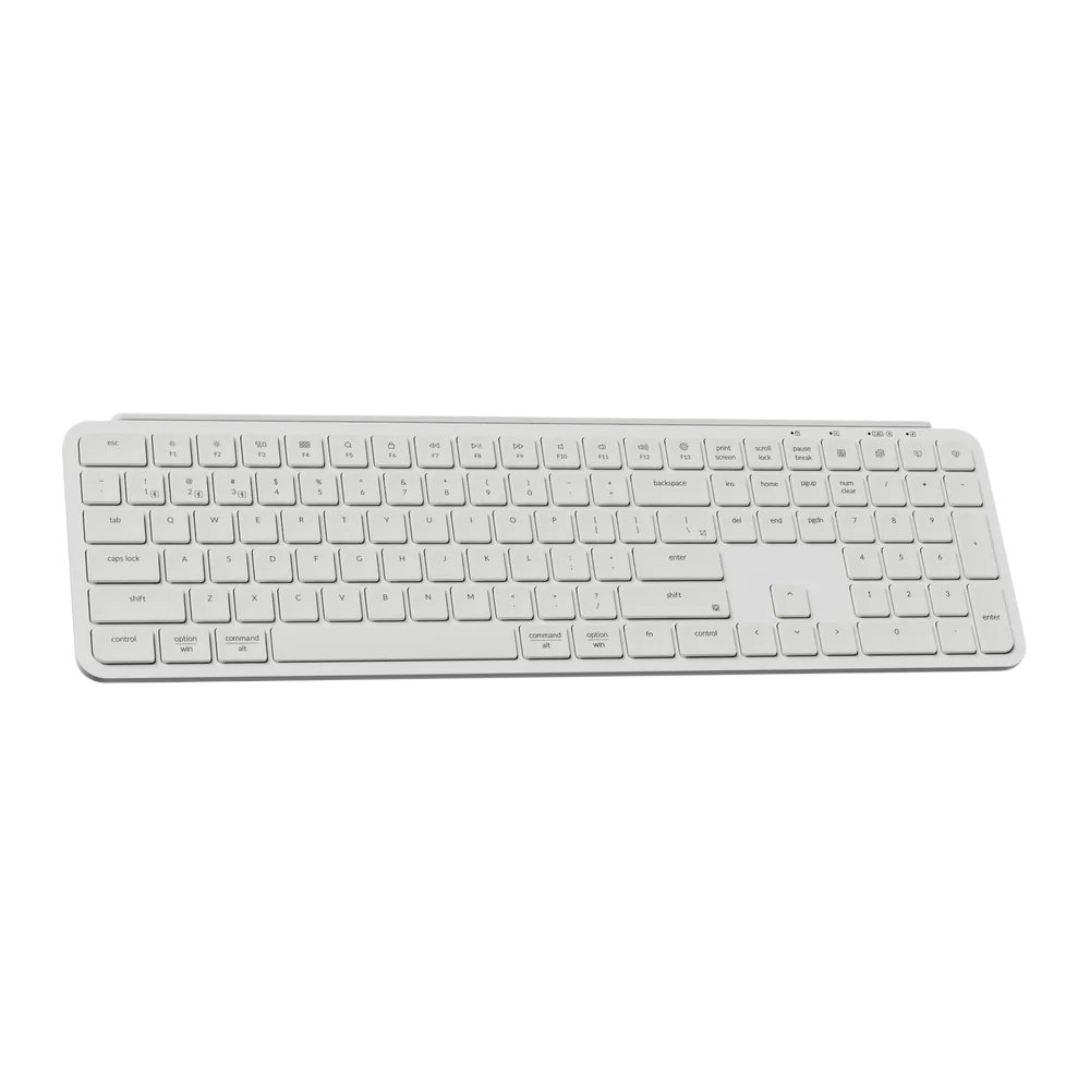 KEYCHRON B6 PRO Full Size Ultra Slim Wireless Keyboard AR - White