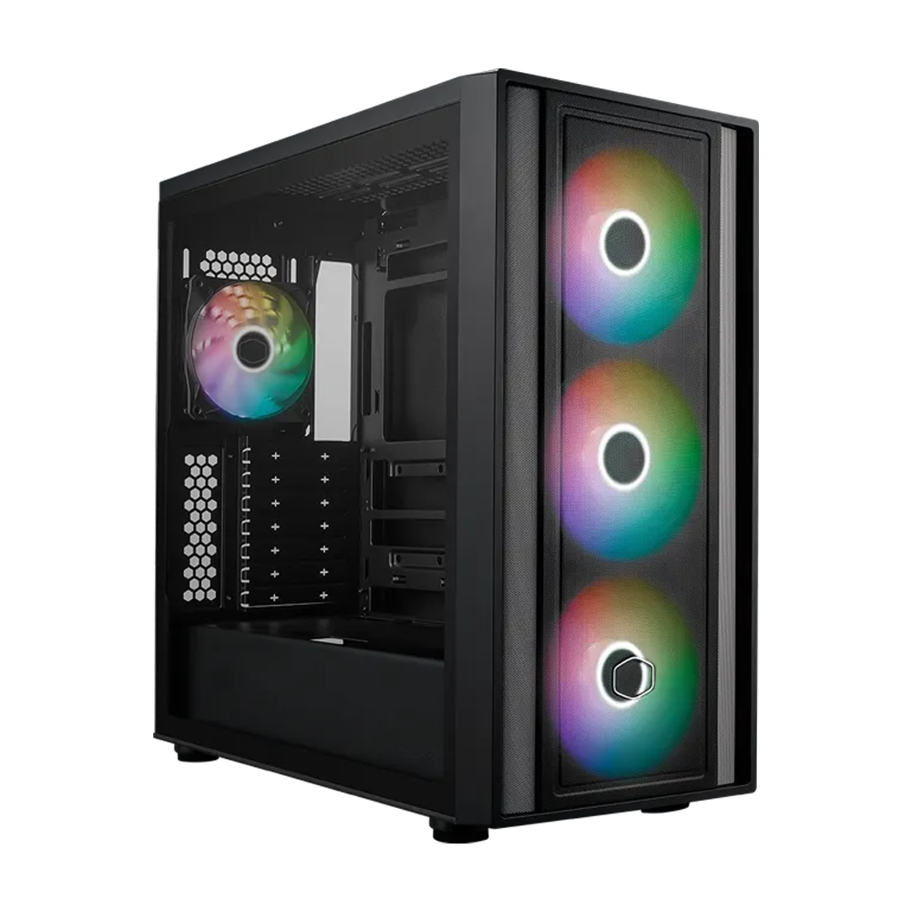 Cooler Master MB600 ARGB Mid Tower Case - Black
