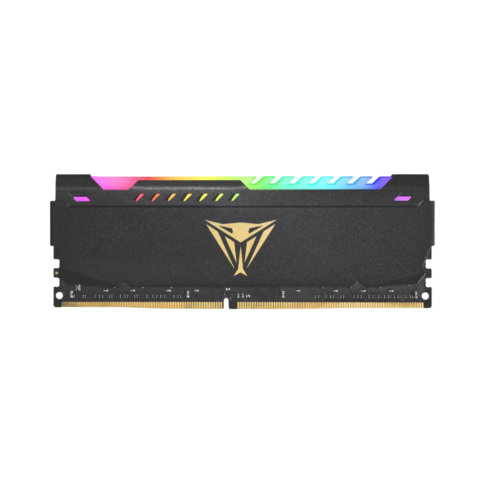 PATRIOT VIPER STEEL RGB DDR4 16GB (16GBx1) 3200MT/s Memory - Black