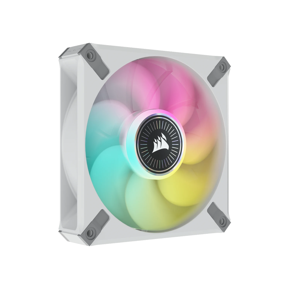 CORSAIR iCUE ML120 RGB ELITE Premium 120mm PWM Magnetic Levitation Fan - White