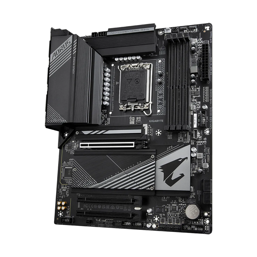 GIGABYTE B760 A ELITE AX DDR4 ATX Motherboard - Black