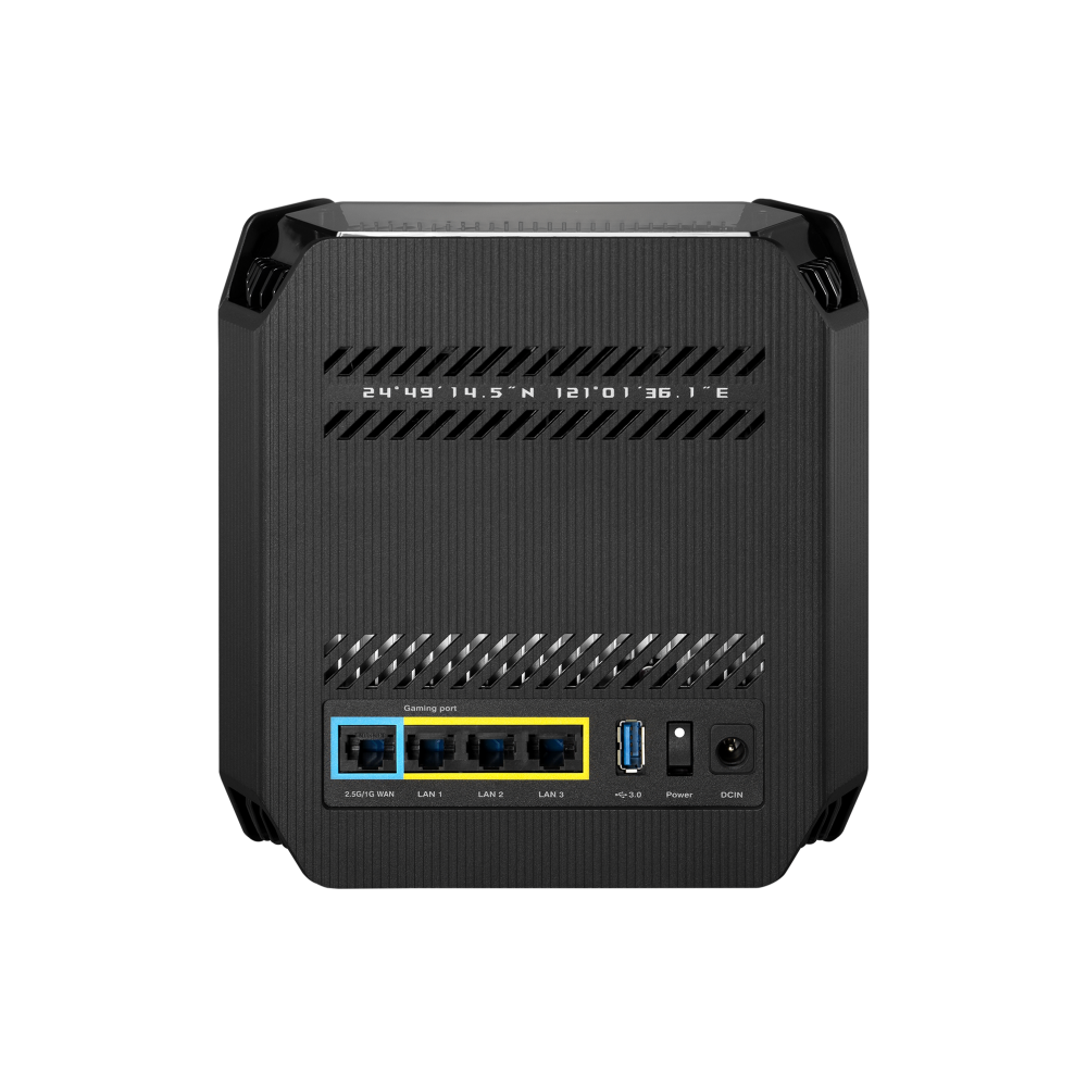 ASUS ROG Rapture GT6 Whole Home Mesh Wi-Fi 6 1-Pack System - Black