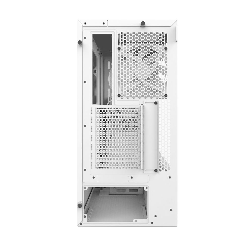 NZXT H5 Flow (2024) Compact Mid-Tower ATX Case - White