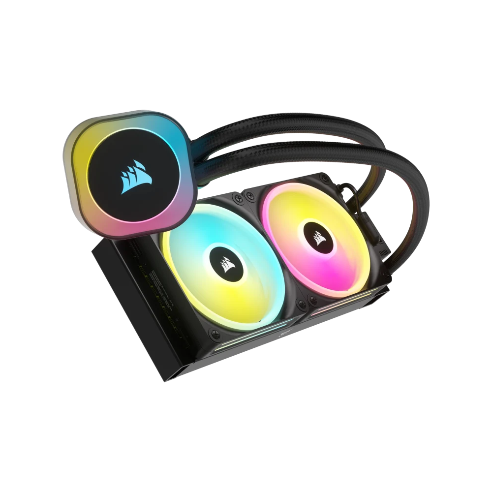Corsair iCUE LINK H100i RGB 240mm AIO Liquid CPU Cooler - Black