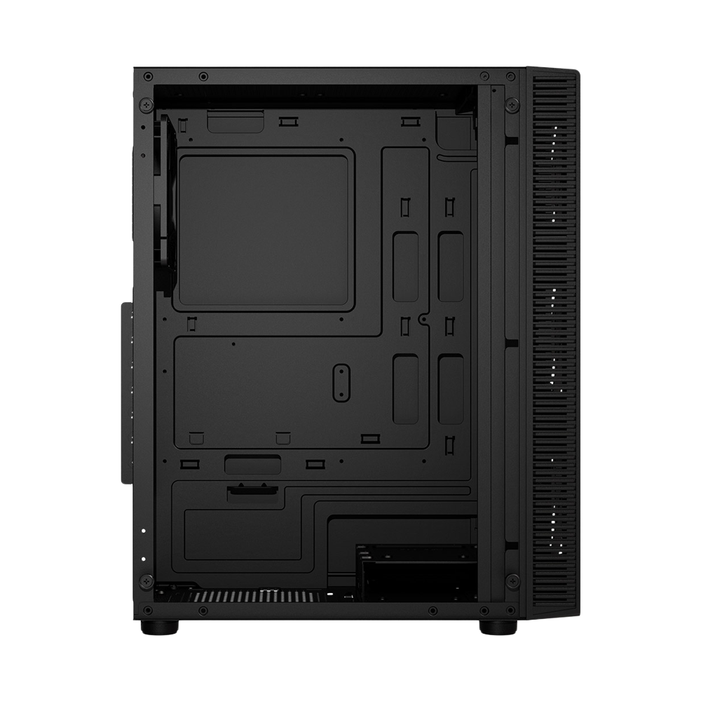 FSP CMT192 Tempered Glass USB 3.0 4 RGB Fans Mid Tower Case - Black