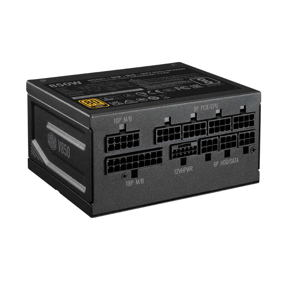 COOLER MASTER V SFX 850W - 80 Plus Gold Gen 5.0 Fully Modular Power Supply Unit - Black