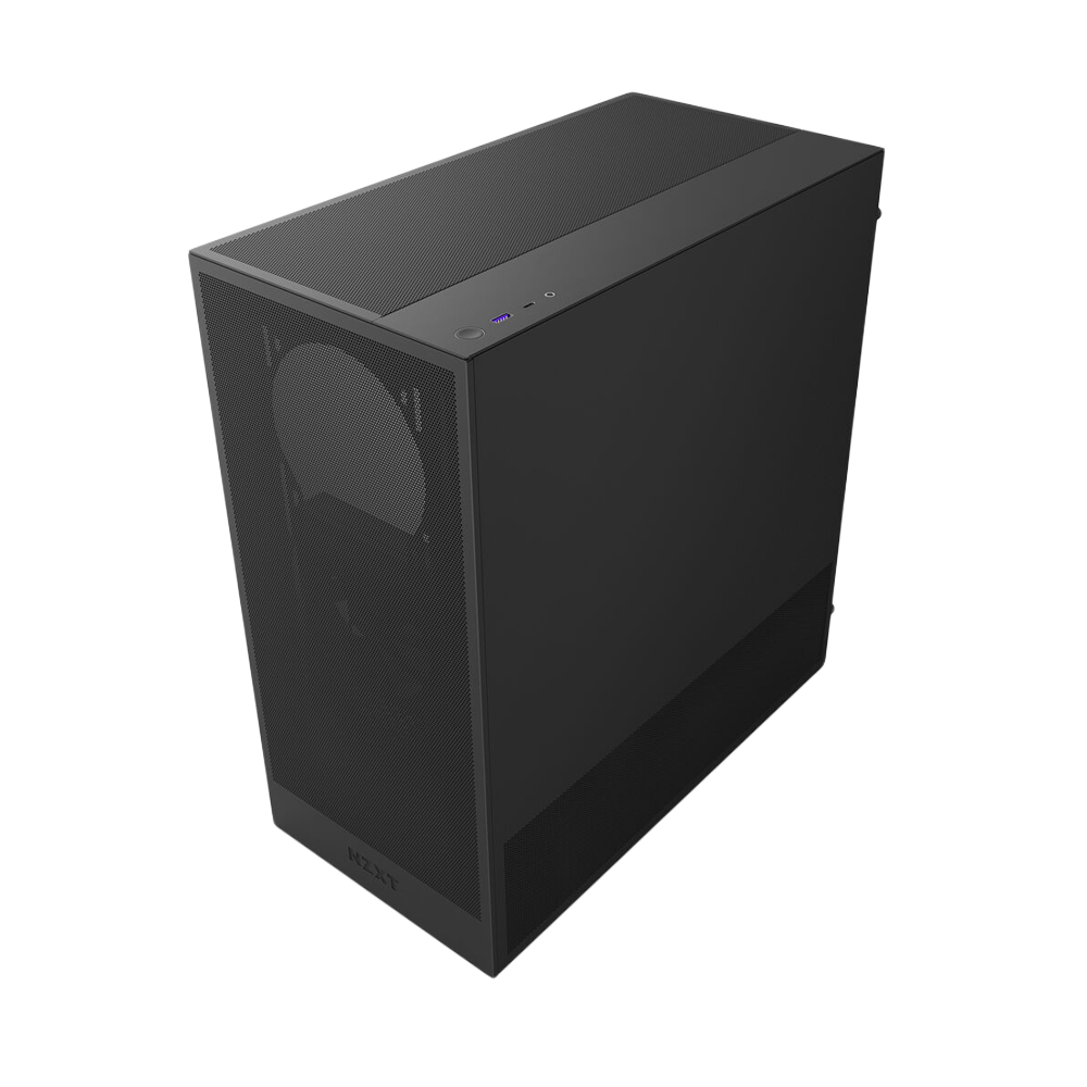 NZXT H5 Flow (2024) Compact Mid-Tower ATX Case - Black