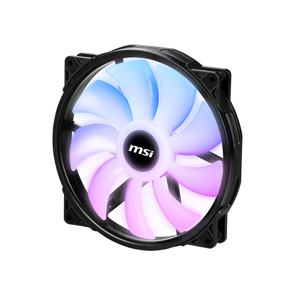 MSI MAG MAX F20A-1 200mm ARGB Case Fan - Black