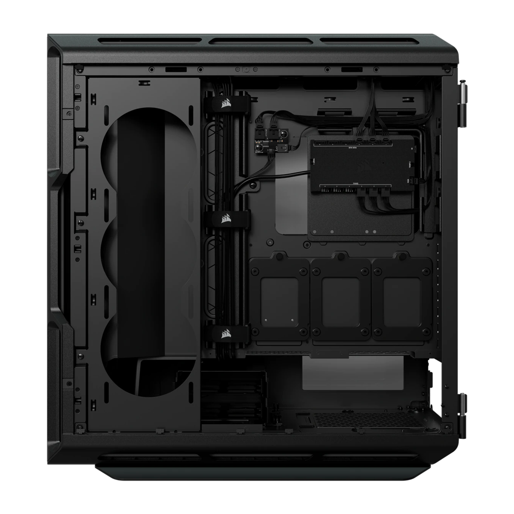 CORSAIR iCUE 5000T RGB Tempered Glass Mid Tower ATX Case - Black