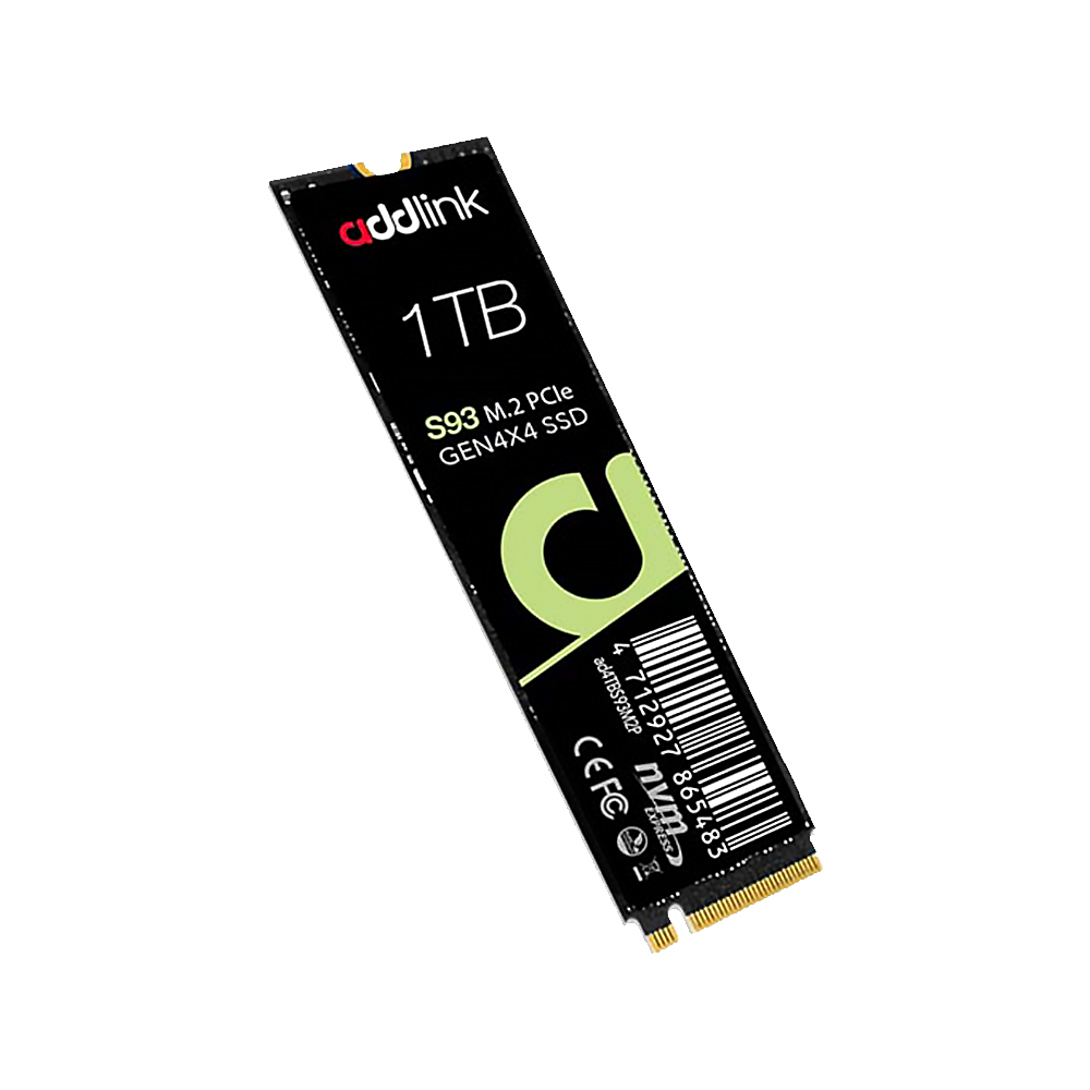 ADDLINK M.2 2280 PCIe GEN4X4 NVMe 1.4 (Up to R:7200 , W:6100) - 1TB