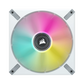 CORSAIR iCUE ML140 RGB ELITE Premium 140mm PWM Magnetic Levitation Fan - White