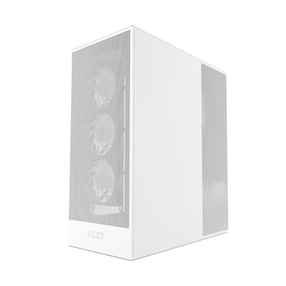 NZXT H7 Flow (2024) RGB Mid Tower ATX Case - White