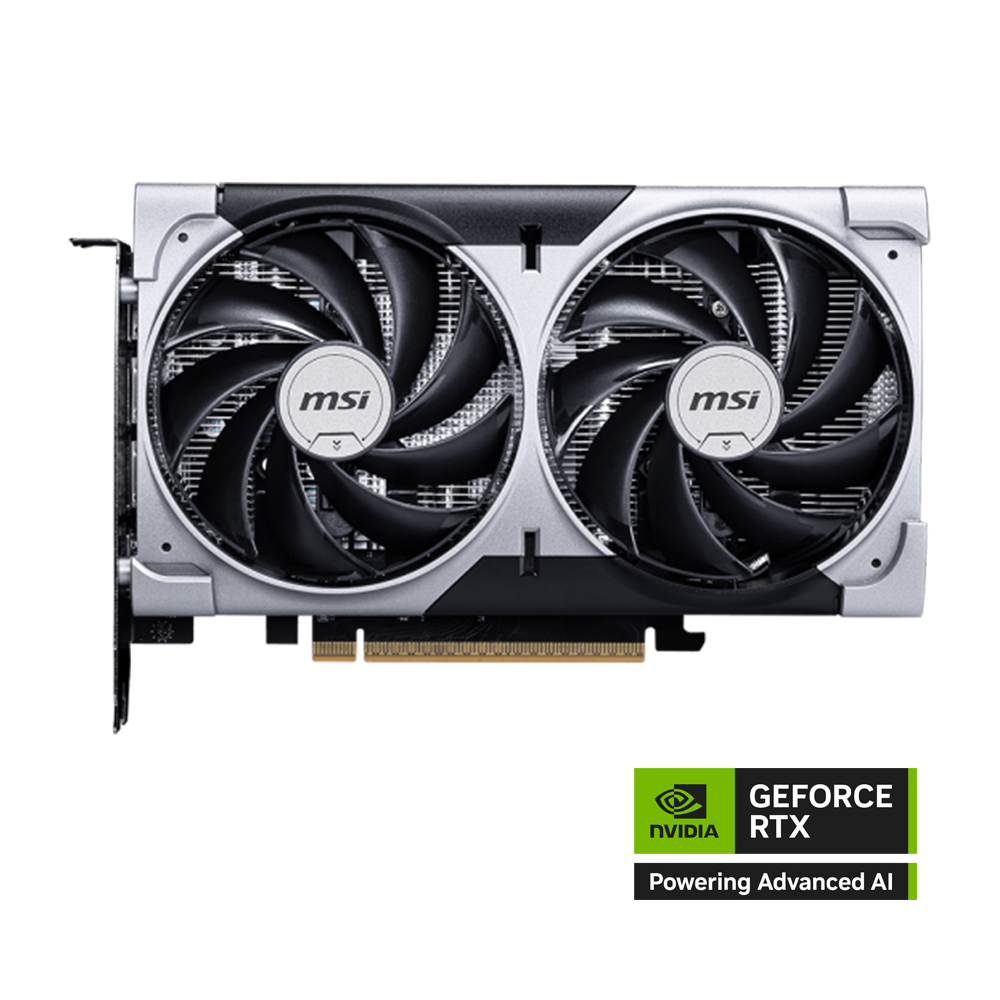 MSI Nvidia GeForce RTX 5060 8G VENTUS 2X OC Graphics Card - Black