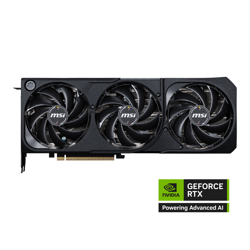MSI Nvidia GeForce RTX 5070 Ti 16GB SHADOW 3X OC Graphics Card - Black