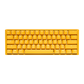 DUCKY ONE 3 MINI YELLOW HOT SWAP RGB Double Shot PBT Mechanical Keyboard