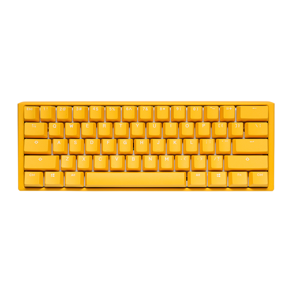DUCKY ONE 3 MINI YELLOW HOT SWAP RGB Double Shot PBT Mechanical Keyboard