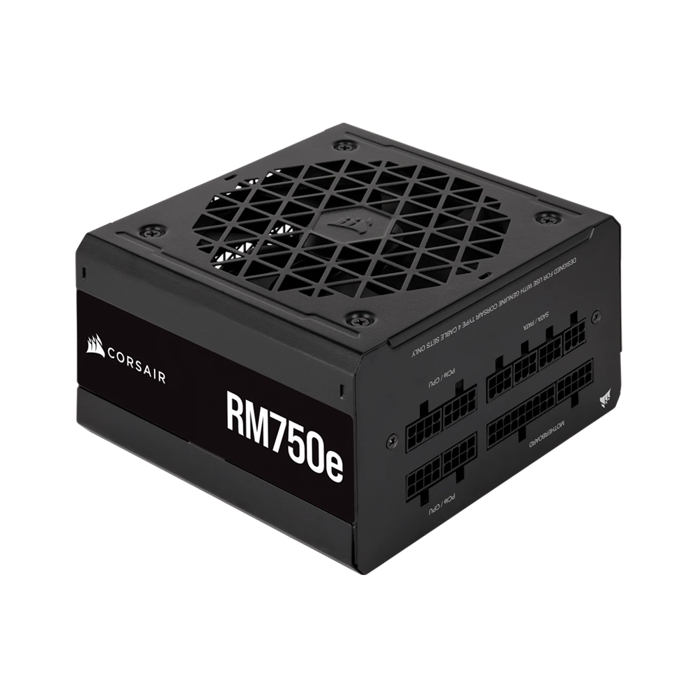 CORSAIR RMe Series RM750e Fully Modular Low-Noise ATX Power Supply (UK) - Black