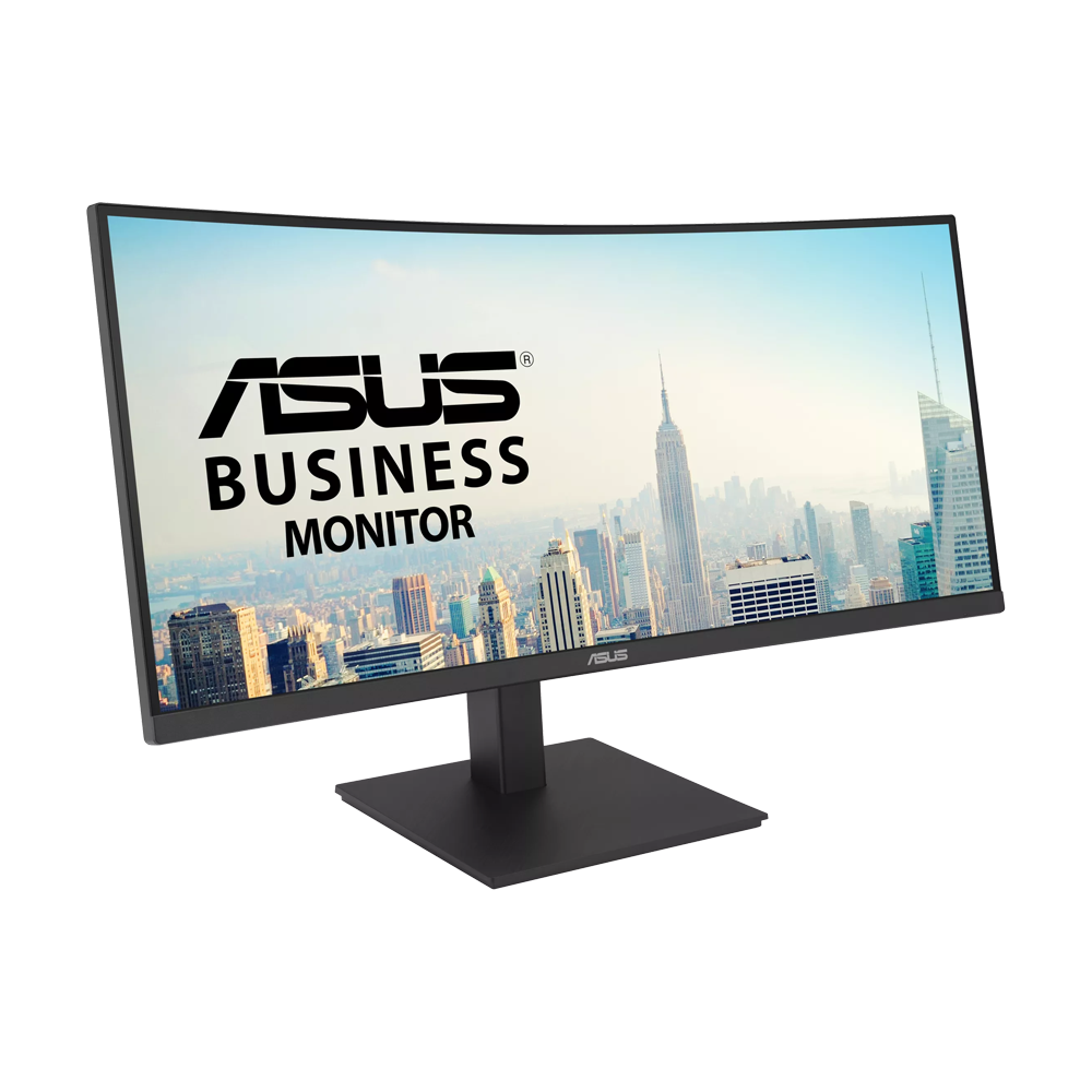 ASUS VA34VCPSR 34 Inch 100Hz WQHD 4ms HDMI 2.0 Curved Docking Monitor - Black