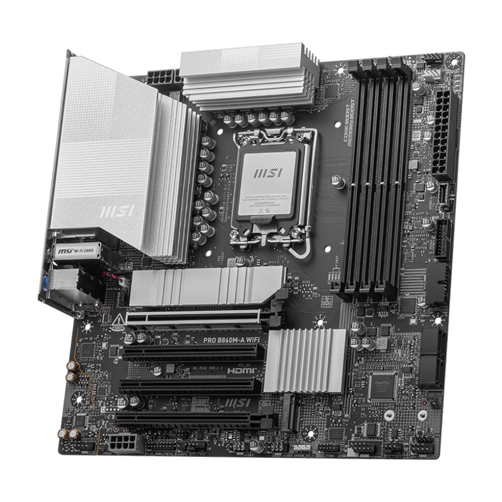 MSI PRO B860M-A WIFI DDR5 Motherboard - Black