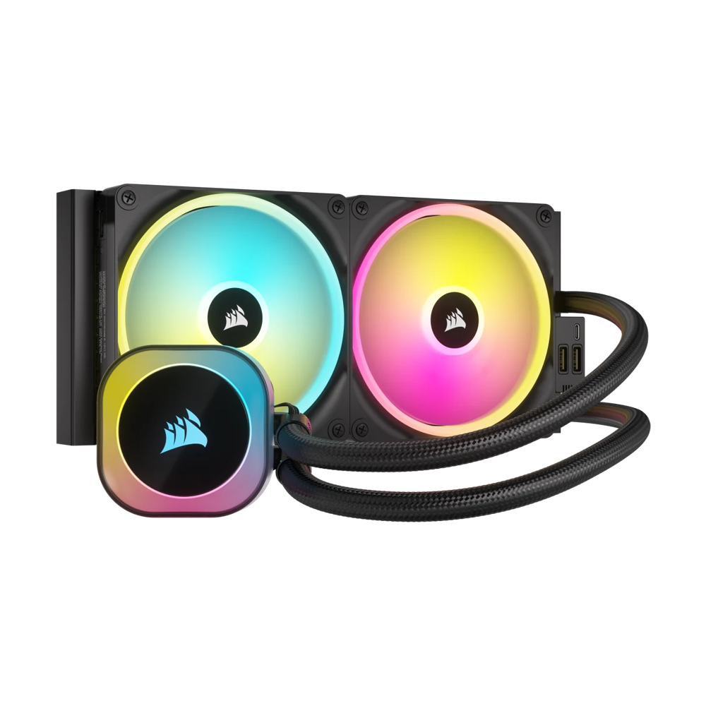 Corsair iCUE LINK H115i RGB 280mm AIO Liquid CPU Cooler - Black