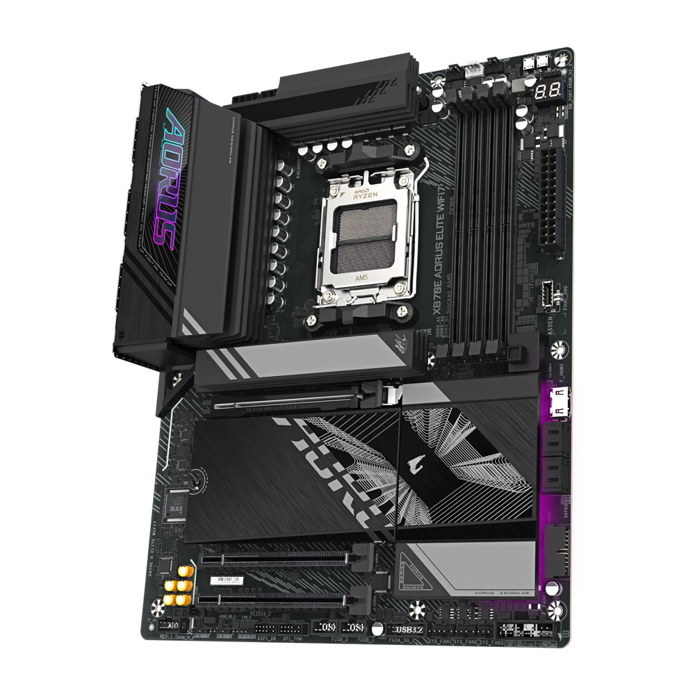 GIGABYTE X870E A ELITE WIFI7 1.1 DDR5 Motherboard - Black
