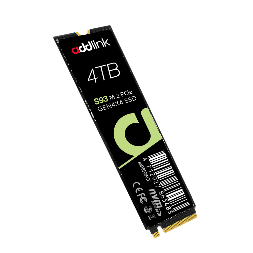 ADDLINK M.2 2280 PCIe GEN4X4 NVMe 1.4 ( Up to R:7400 ,W:6500) - 4TB