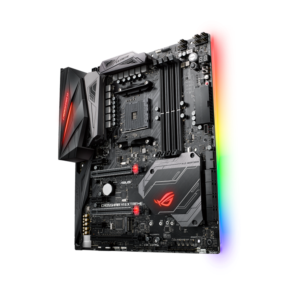 ASUS ROG CROSSHAIR VI EXTREME AM4 DDR4 E-ATX Motherboard - Black