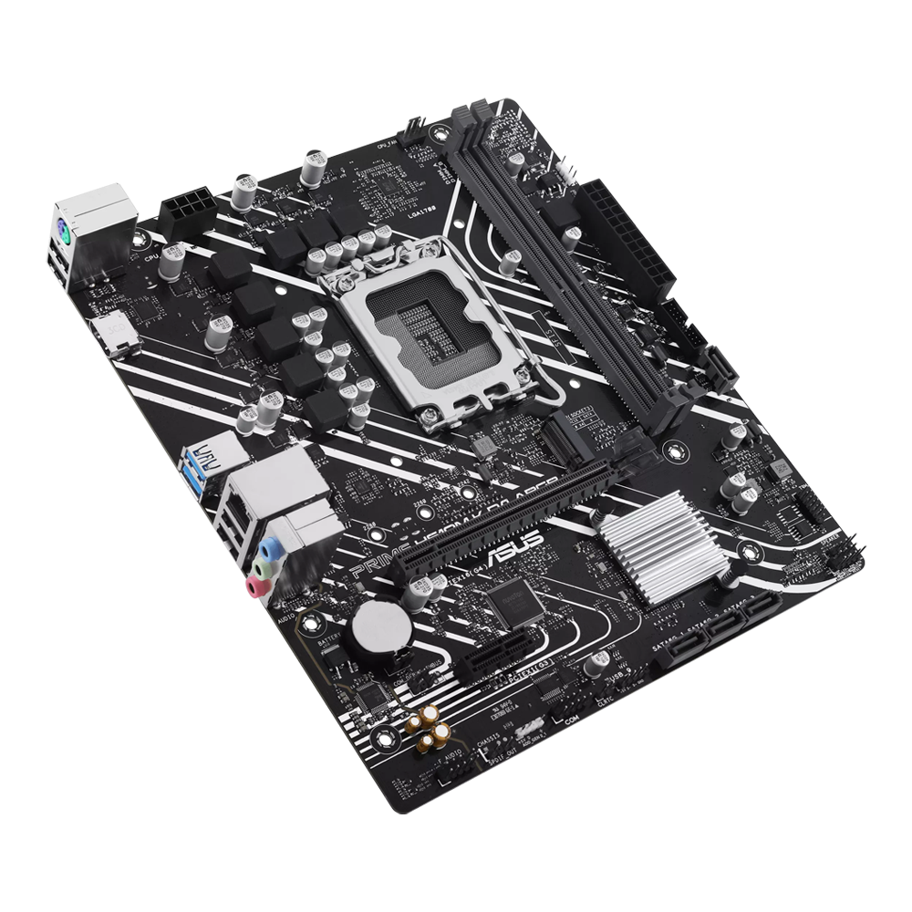 ASUS PRIME H610M-K DDR4 ARGB Motherboard - Black