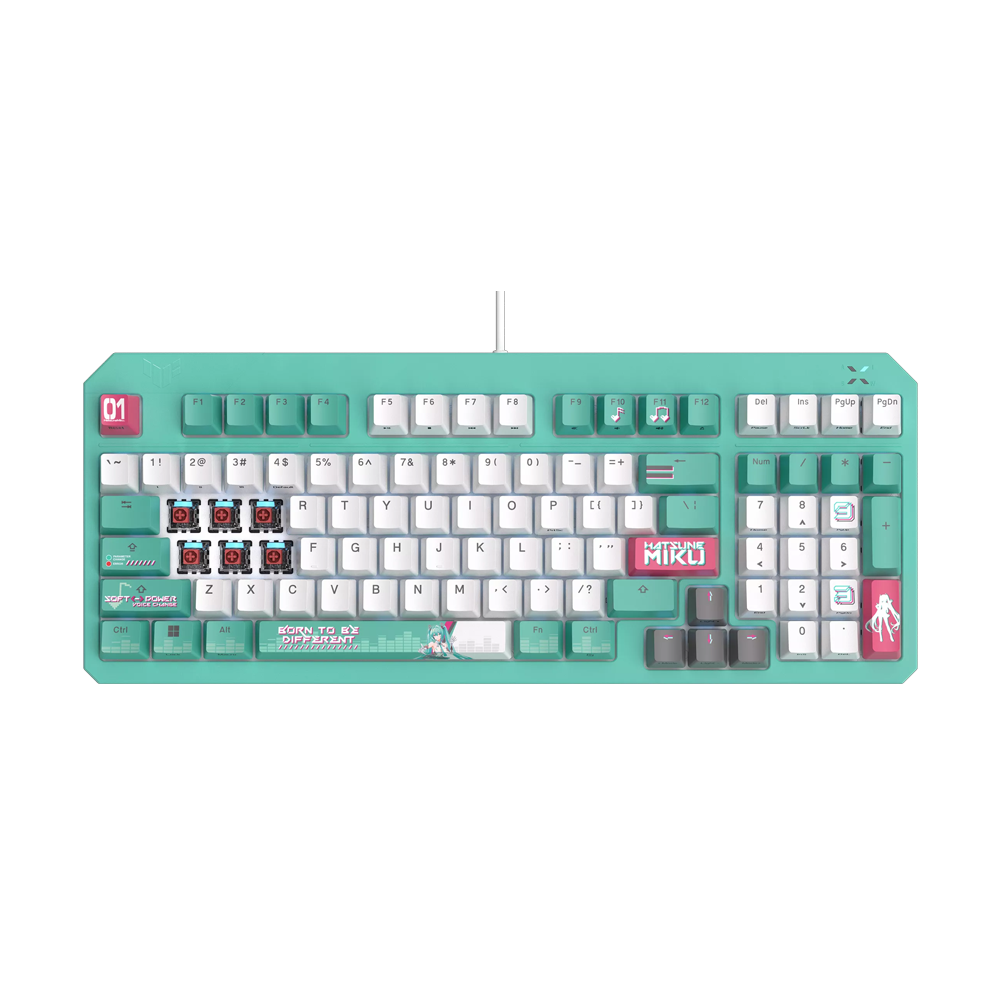 ASUS TG K3 GEN II Miku Edition Wired Keyboard