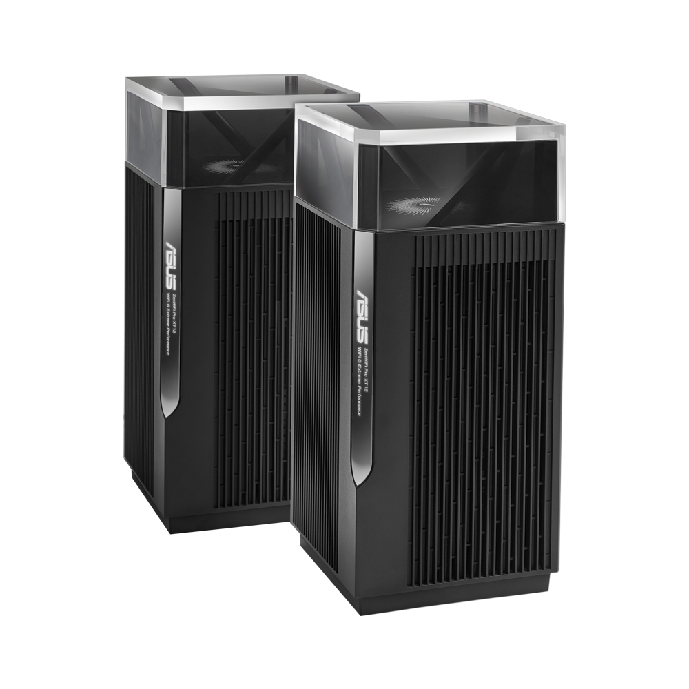 ASUS ZenWIFI PRO XT12 - AX11000 Tri-band Whole-Home WiFi 6 Mesh System 2 Pack - Black