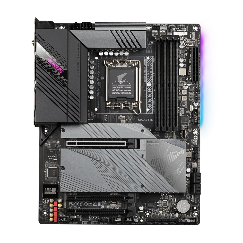 GIGABYTE B660 AORUS MASTER DDR5 (rev. 1.x) ATX Motherboard - Black