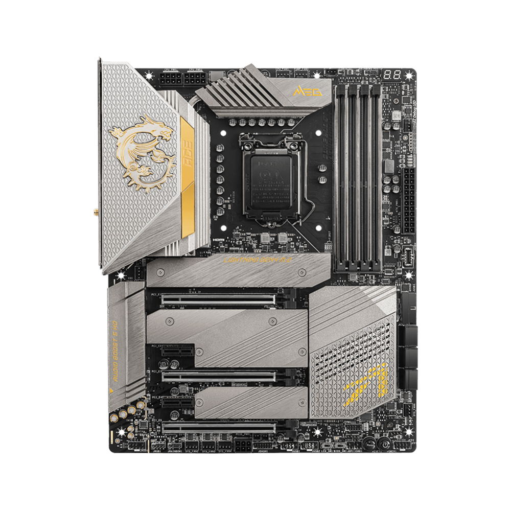 MSI MEG Z590 ACE GOLD EDITION DDR4 ATX Motherboard - White