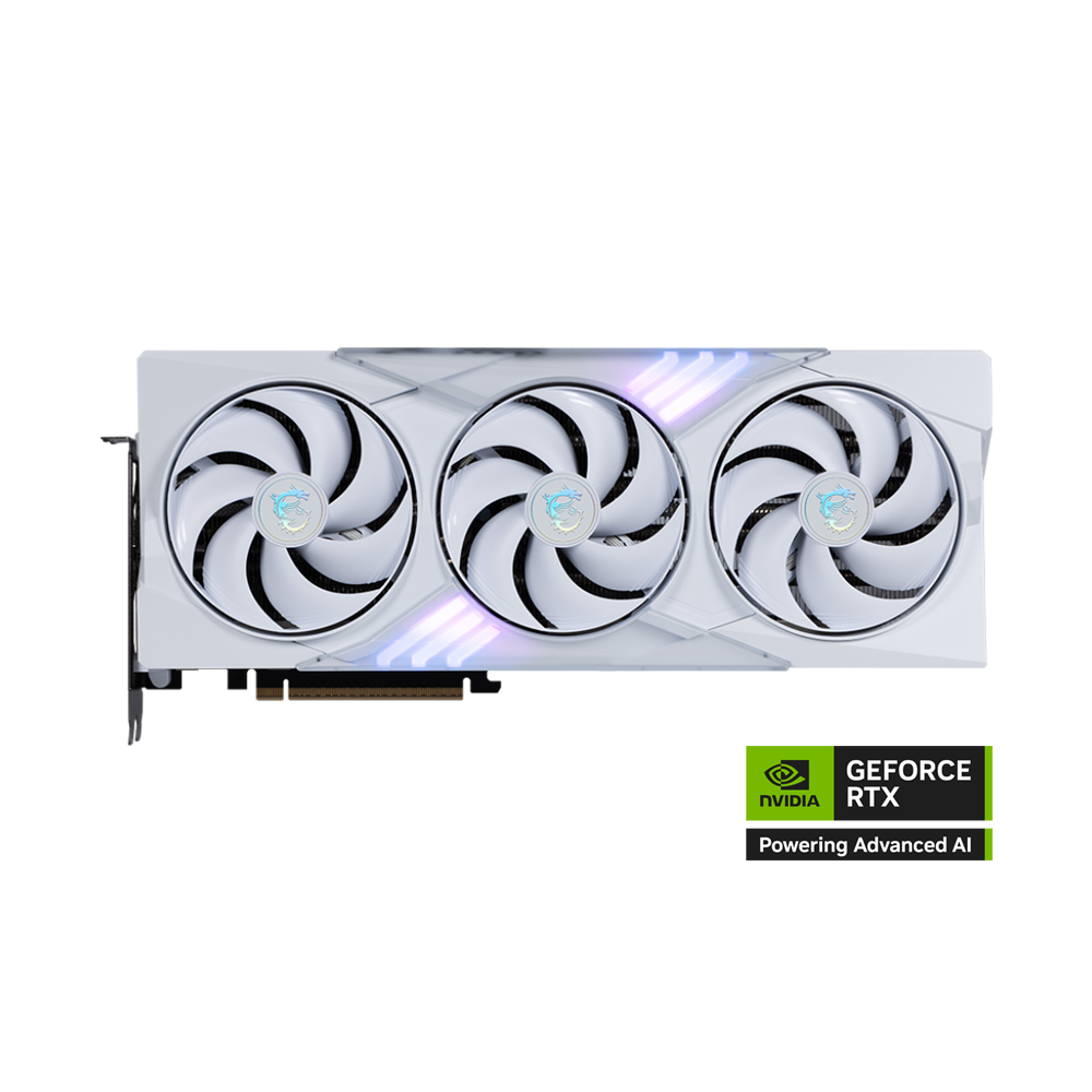 MSI Nvidia GeForce RTX 5080 GAMING TRIO OC 16GB Graphics Card - White