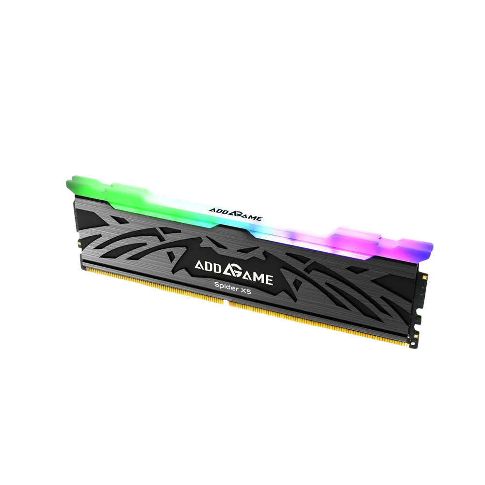 Addlink16GB(32GB Kit)DDR5 6000MT/s CL38 RGB Unbuffered DIMM 288Pin With Heatsink (Black)