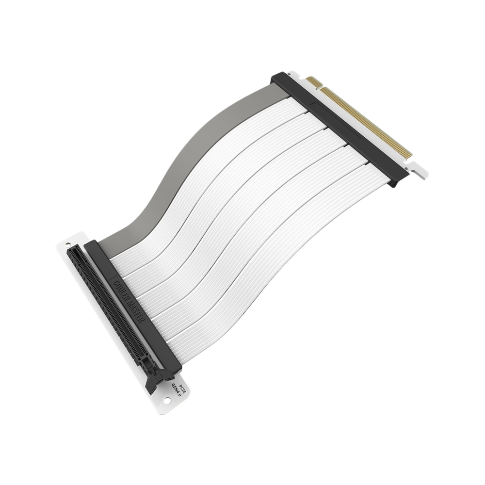 COOLER MASTER RISER CABLE PCIE 4.0 X16 - 300MM V2 Master Accessory - White
