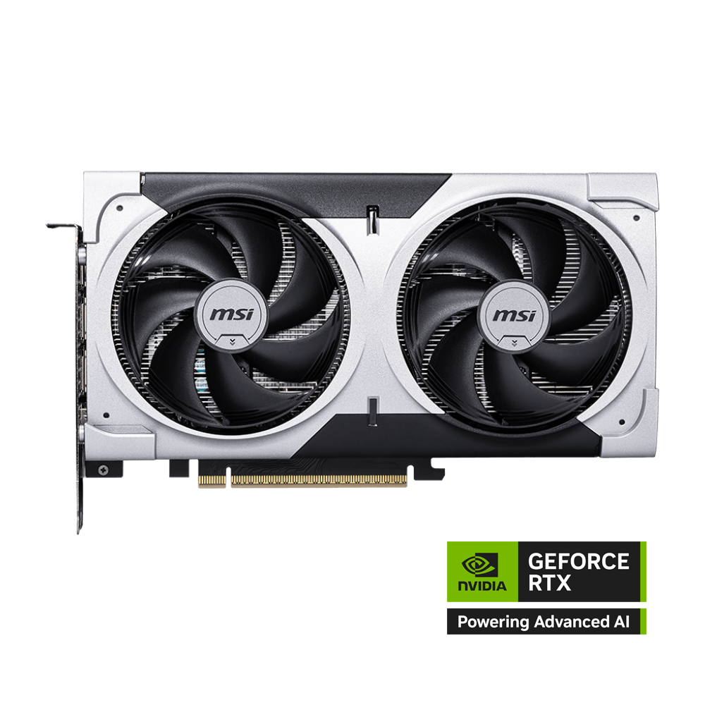 MSI Nvidia GeForce RTX 5060 Ti 8GB VENTUS 2X OC PLUS Graphics Card - Black