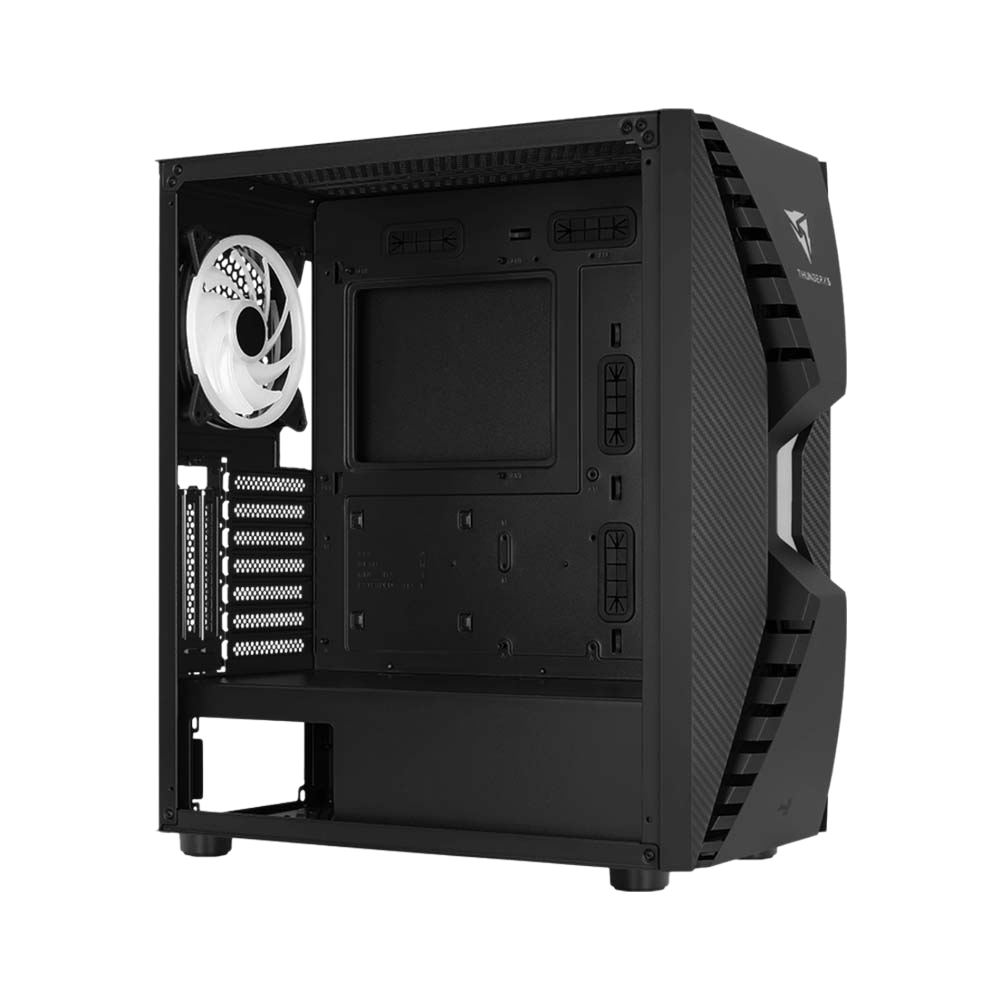 Aerocool Cronus ARGB Mid-Tower Gaming Case - Black