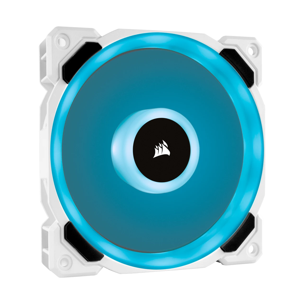 CORSAIR LL120 ARGB Dual Light Loop PWM Single Fan - White