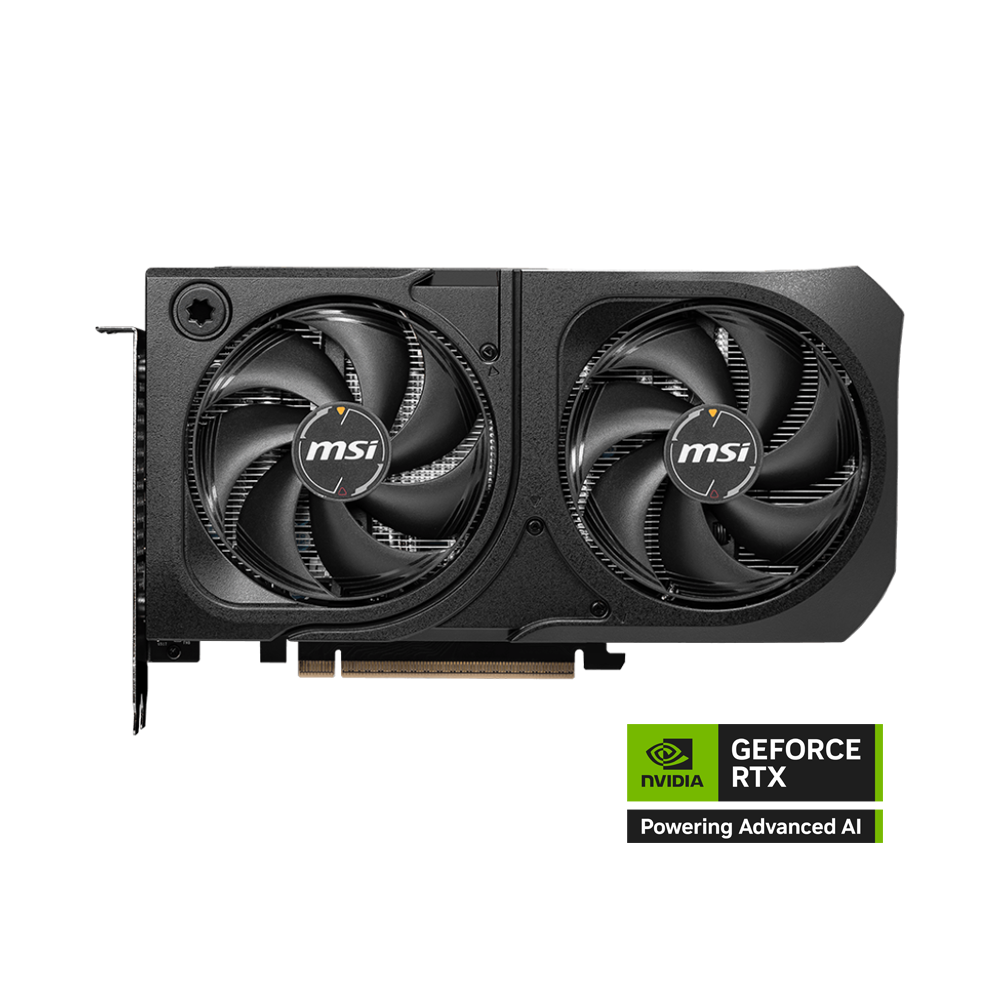 MSI GeForce RTX 5060 Ti 8GB SHADOW 2X OC PLUS Graphic Card - Black