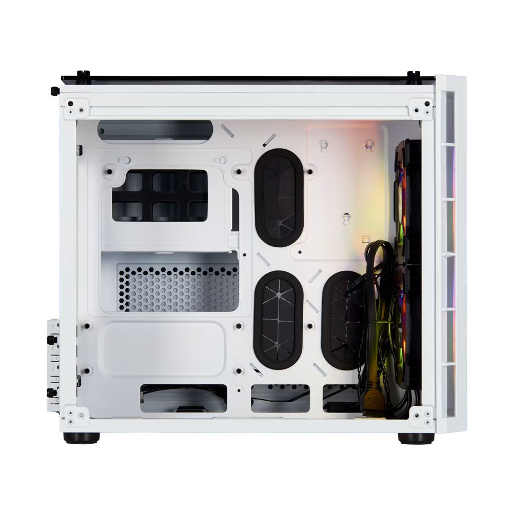 CORSAIR Crystal Series 280X RGB Micro Tower Case - White