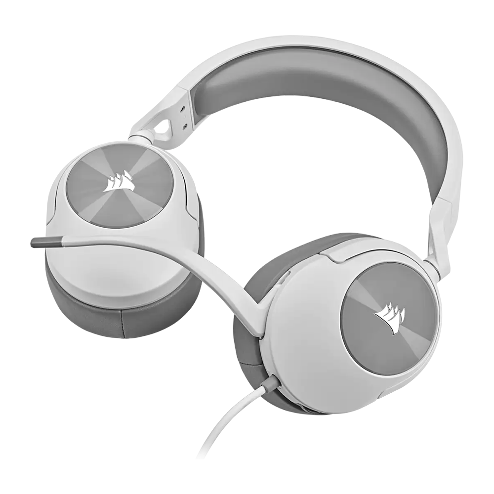 CORSAIR HS55 SURROUND Wired Gaming Headset — White