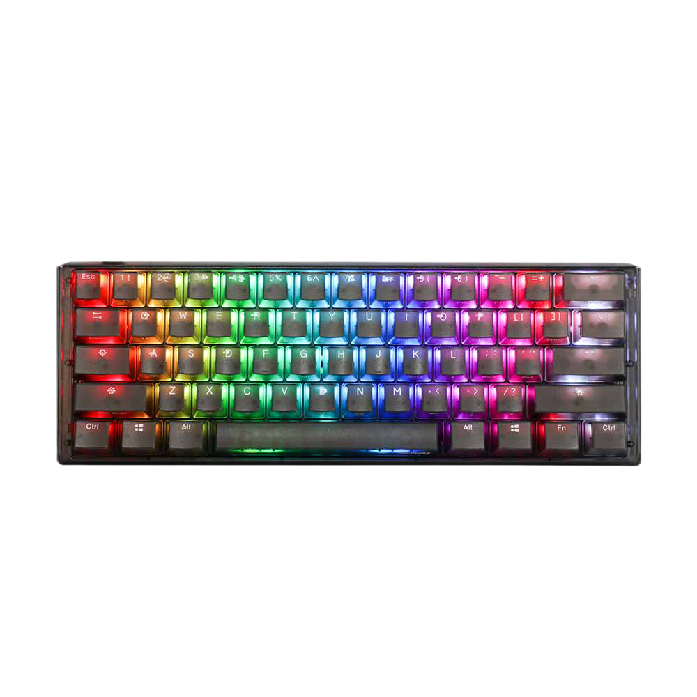DUCKY ONE 3 MINI HOT SWAP Red Switch Wired RGB Mechanical Gaming Keyboard - Aura Black