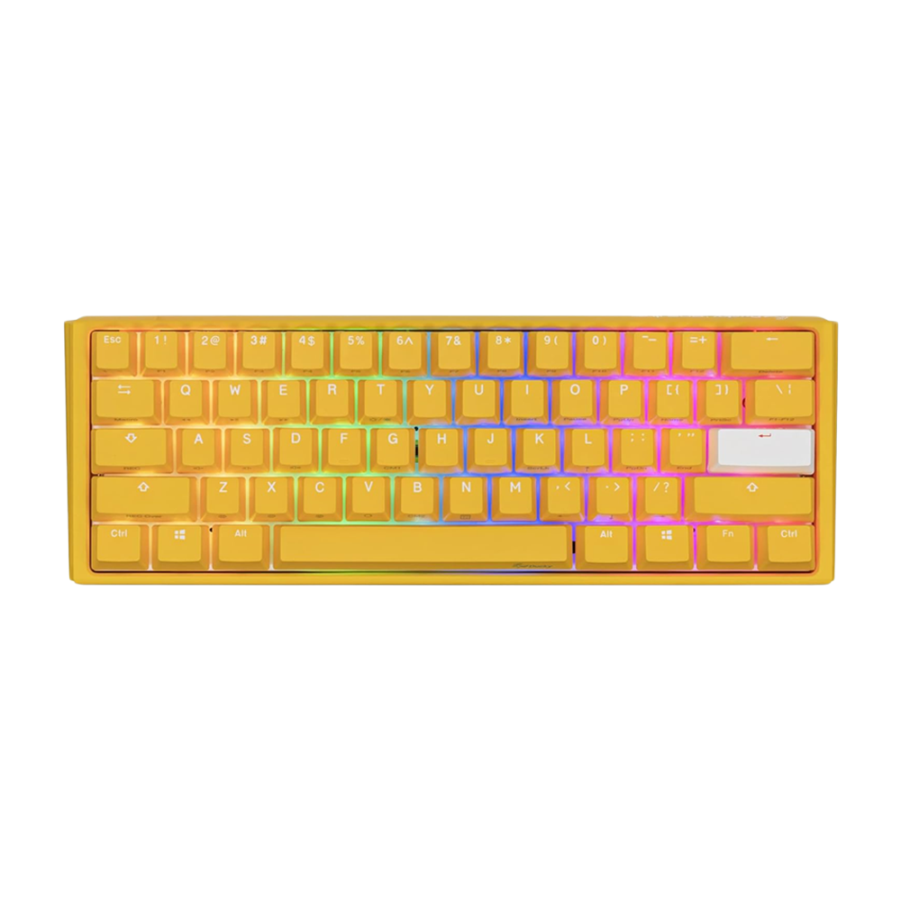 DUCKY ONE 3 MINI YELLOW HOT SWAP RGB Double Shot PBT Mechanical Keyboard