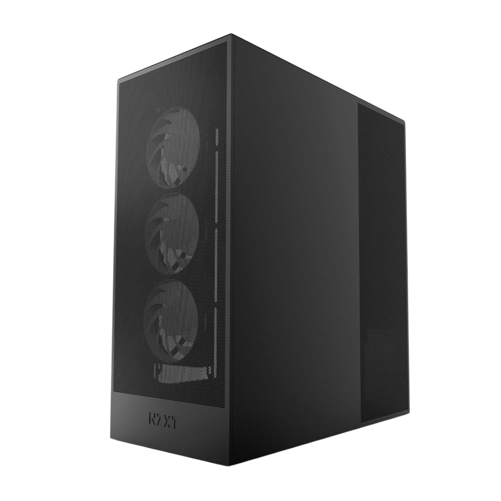 NZXT H7 Flow (2024) RGB Mid Tower ATX Case - Black